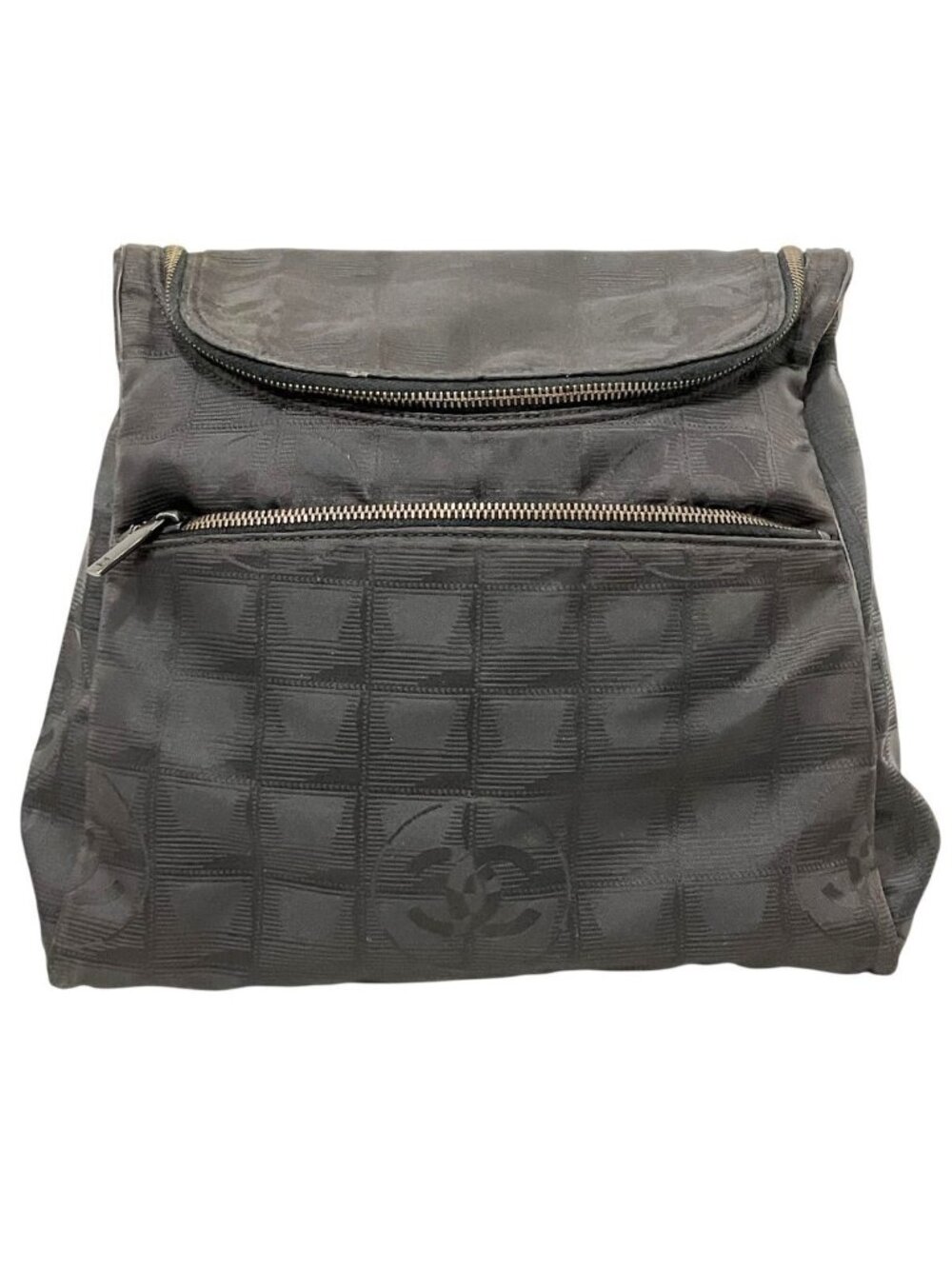 Chanel New Travel Line Backpack Nylon Leather